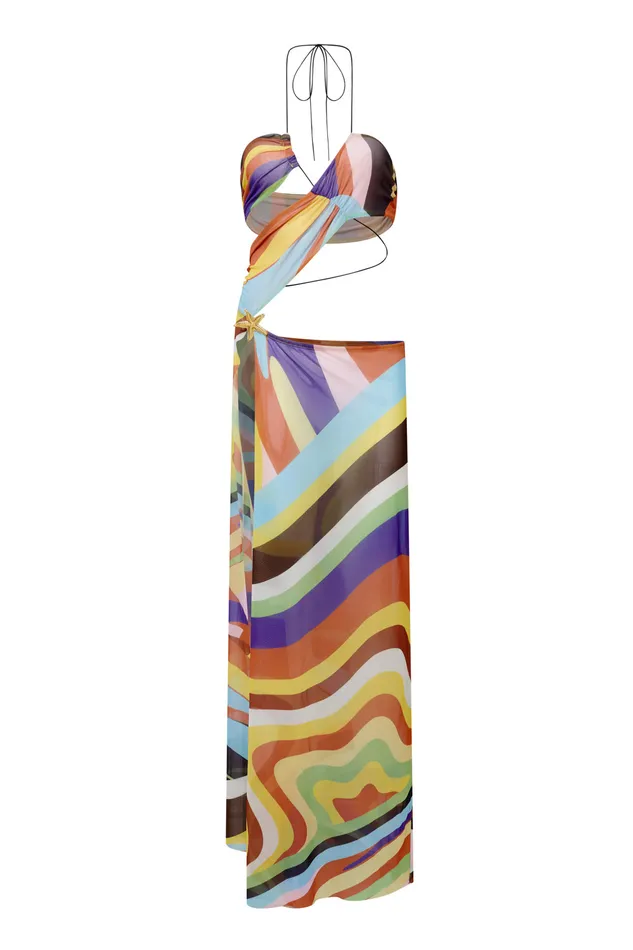 Jaded London Dresses Women Shop Oliana Draped Maxi Dress