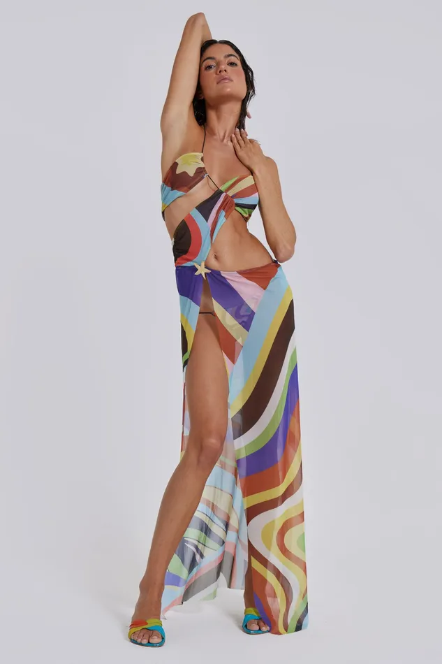 Jaded London Dresses Women Shop Oliana Draped Maxi Dress