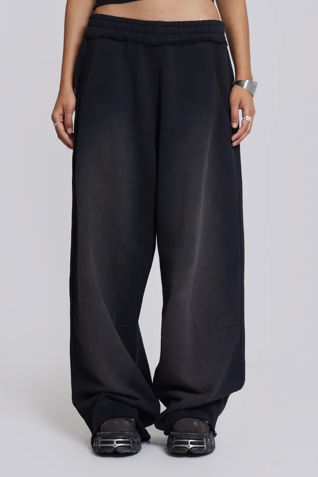 Jaded London Shop Black Monster Joggers Women Tops