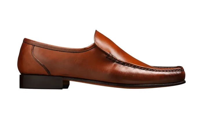 Javron 8211 Brown Burnished Calf Men Barker Shoes Mens Loafers