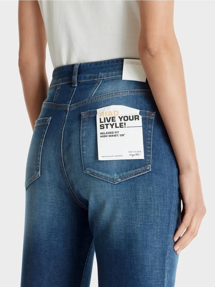 Jeans Damen Marc Cain 034Rethink Together034 Jeans RIAD Blue Denim