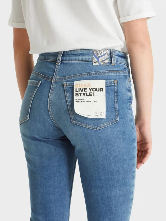 Jeans Damen Marc Cain 034Rethink Together034 Jeans SILEA Vintage Blue