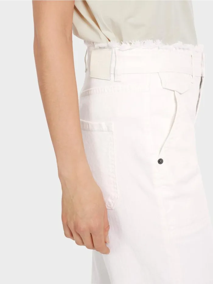 Jeans Damen Marc Cain 034Rethink Together034 Worker Jeans WUHAI Offwhite