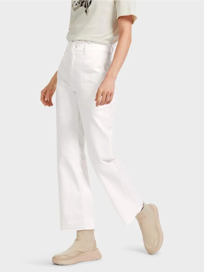 Jeans Damen Marc Cain 034Rethink Together034 Worker Jeans WUHAI Offwhite