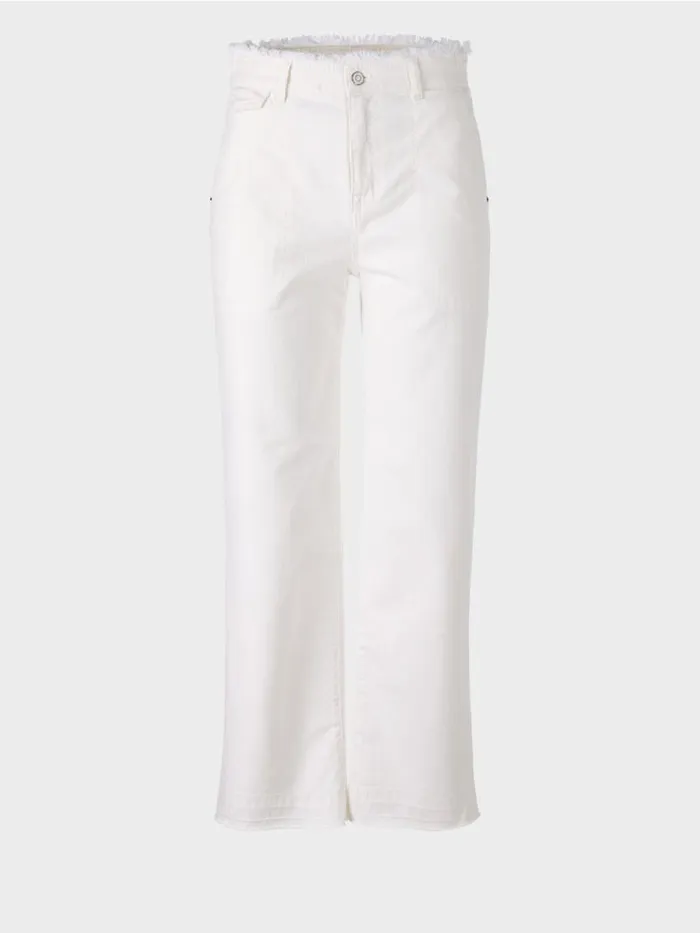 Jeans Damen Marc Cain 034Rethink Together034 Worker Jeans WUHAI Offwhite