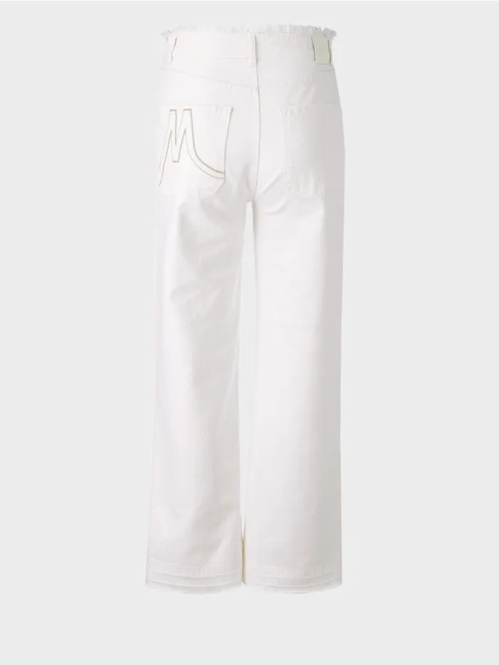 Jeans Damen Marc Cain 034Rethink Together034 Worker Jeans WUHAI Offwhite
