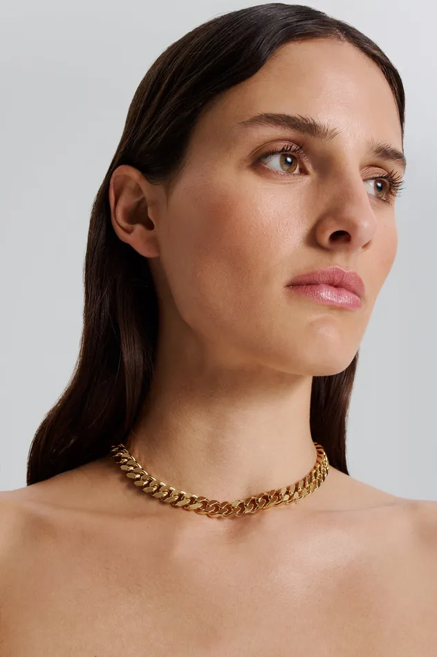 Jewelry Scanlan Theodore Women CLASSIC CHAIN CHOKER GOLD