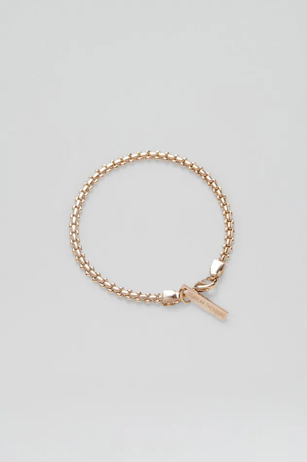 Jewelry Women FLAT BOX CHAIN BRACELET LIGHTGOLD Scanlan Theodore Jewelry Women FLAT BOX CHAIN BRACELET LIGHTGOLD Scanlan Theodore