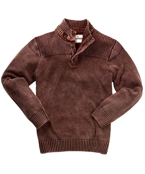 Joebrowns Carefree Washed Funnel Knit Cherry Apparel Hoodies and Sweatshirts