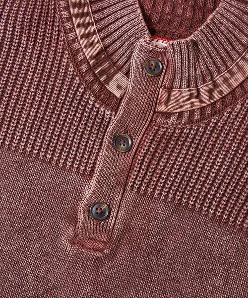 Joebrowns Carefree Washed Funnel Knit Cherry Apparel Hoodies and Sweatshirts