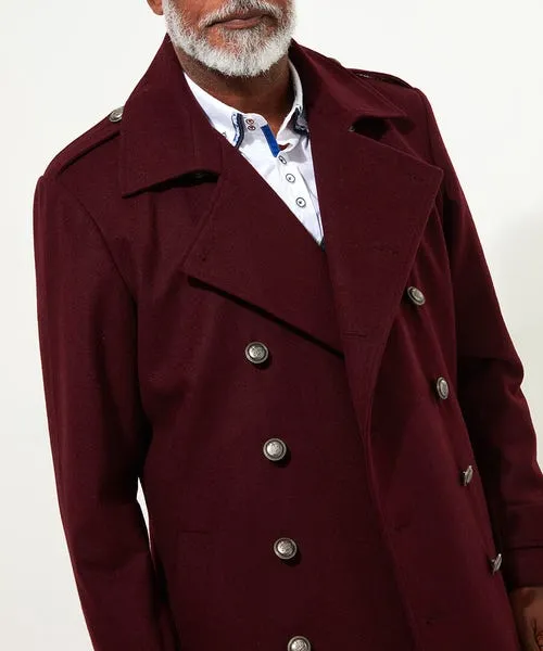 Joebrowns Coats and Jackets Apparel Step Out Military Coat Berry