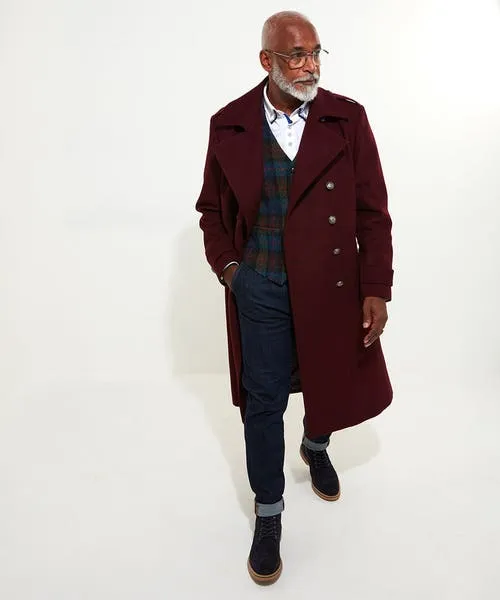 Joebrowns Coats and Jackets Apparel Step Out Military Coat Berry
