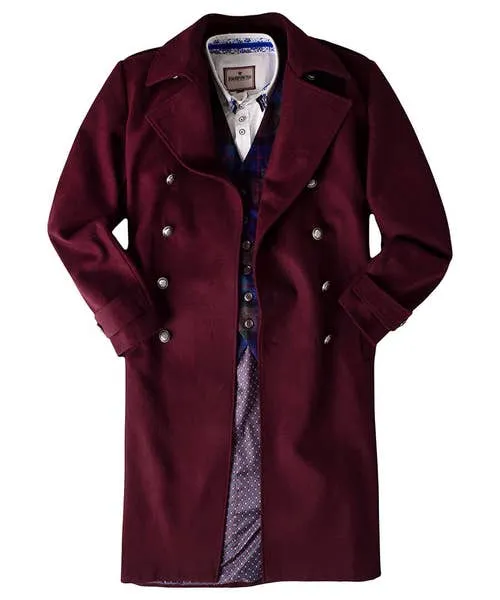 Joebrowns Coats and Jackets Apparel Step Out Military Coat Berry