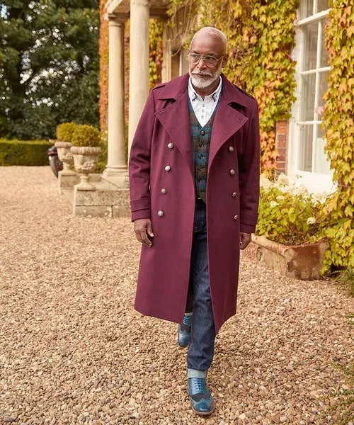 Joebrowns Coats and Jackets Apparel Step Out Military Coat Berry