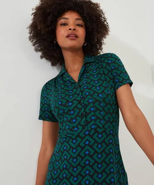 Joebrowns Dresses Apparel Vintage Vibes Jersey Dress Green Joebrowns Dresses Apparel Vintage Vibes Jersey Dress Green