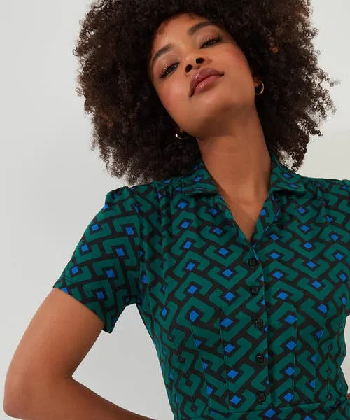 Joebrowns Dresses Apparel Vintage Vibes Jersey Dress Green Joebrowns Dresses Apparel Vintage Vibes Jersey Dress Green