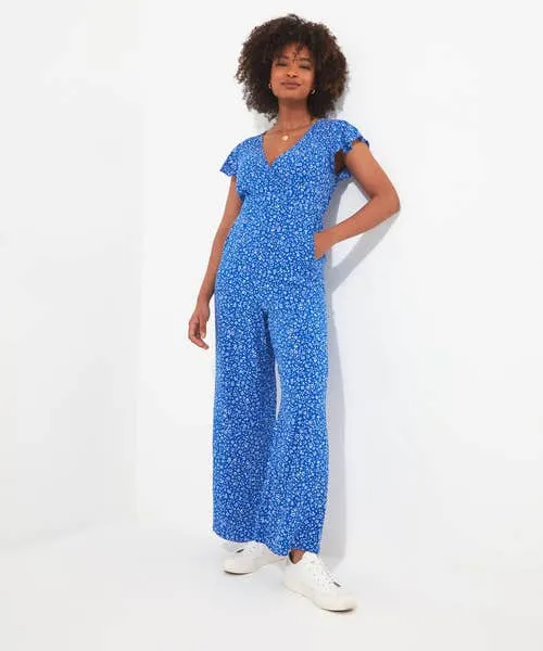 Joebrowns Jeans and Trousers Apparel Ditsy Dreams Jumpsuit Blue