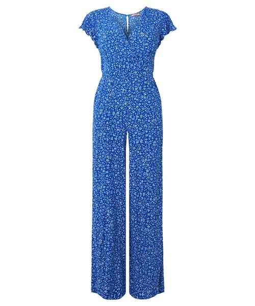 Joebrowns Jeans and Trousers Apparel Ditsy Dreams Jumpsuit Blue
