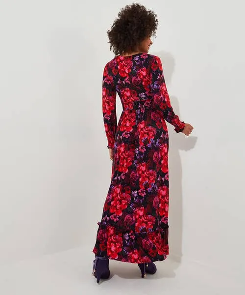 Joebrowns Romantic Florals Jersey Dress Red Apparel Petite Collection