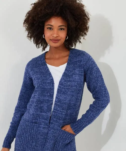 Joebrowns Winter Days Cardigan Blue Apparel Knitwear and Cardigans