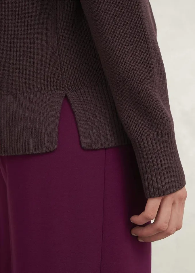 Jumpers and Cardigans Women HOBBS Brenna Merino Wool Jumper Malbec