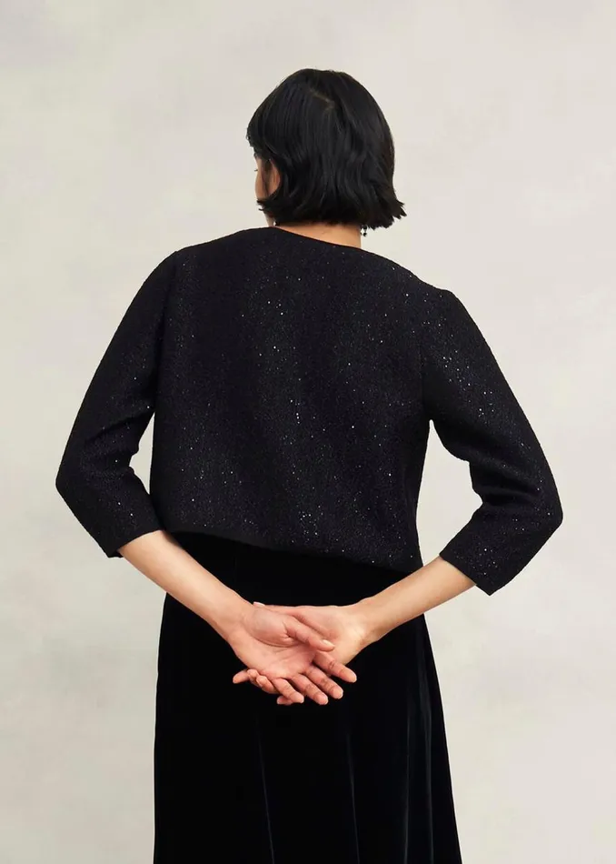Jumpers and Cardigans Women HOBBS Elin Sequin Cardigan Black