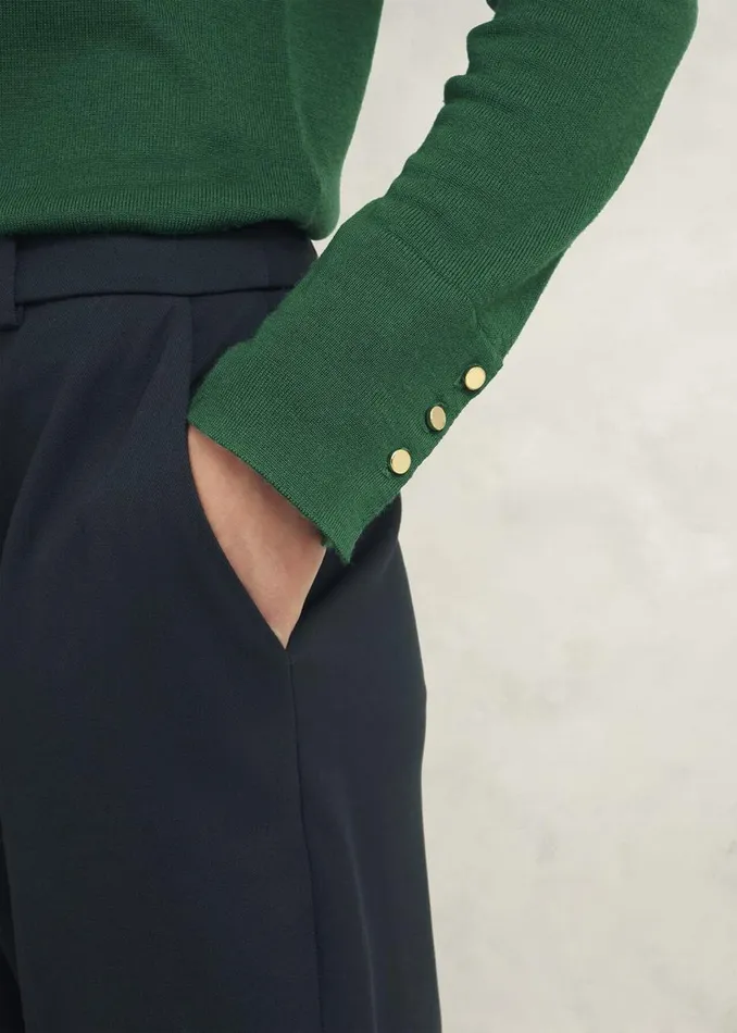 Jumpers and Cardigans Women HOBBS Perla Merino Wool Jumper Agate Green