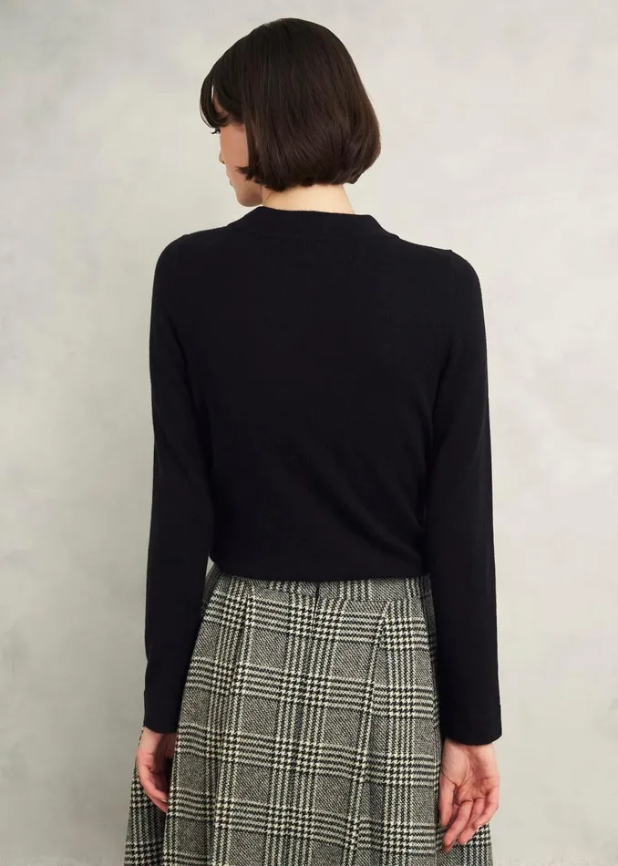 Jumpers and Cardigans Women HOBBS Talia Wool Cashmere Jumper Black