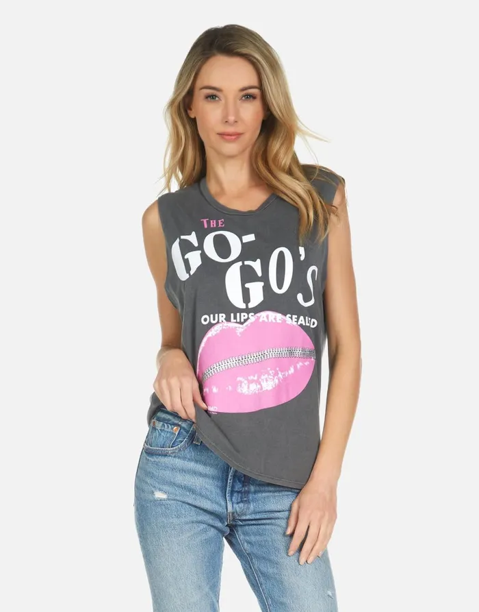 Kel The GoGo039s Pigment Black Women039s Lauren Moshi Tanks