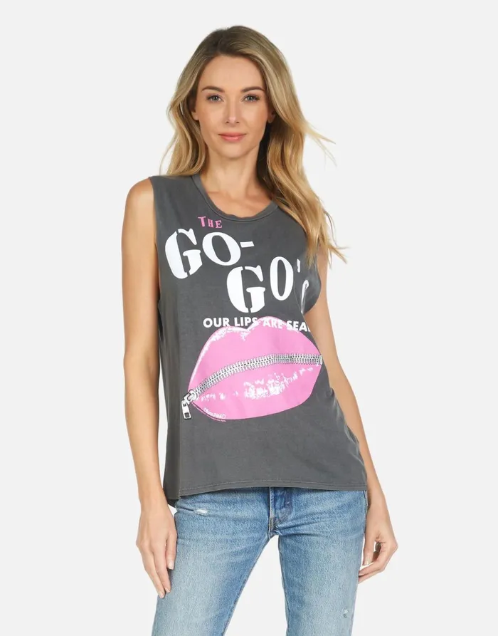 Kel The GoGo039s Pigment Black Women039s Lauren Moshi Tanks