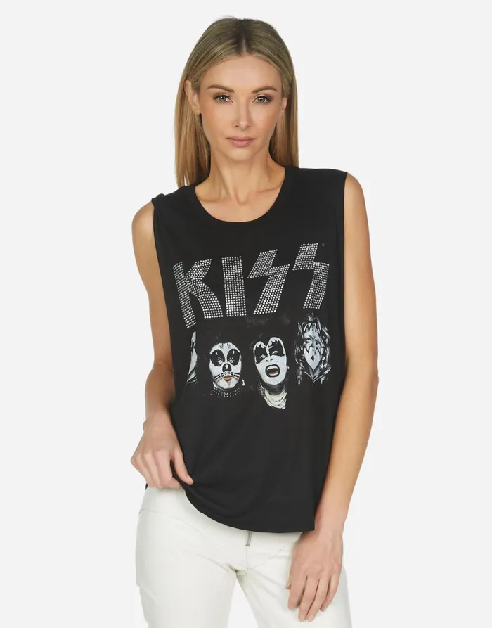Kel X Kiss Black Women039s Lauren Moshi Tanks