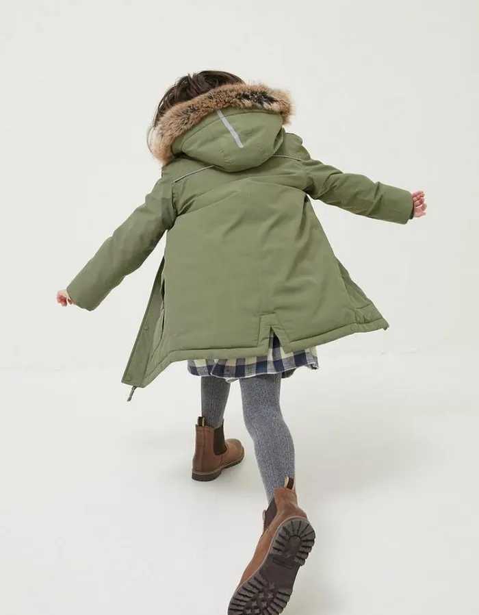Kids FatFace Kids039 Sale Addison Waterproof Parka Khaki