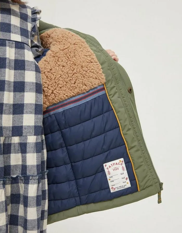 Kids FatFace Kids039 Sale Addison Waterproof Parka Khaki