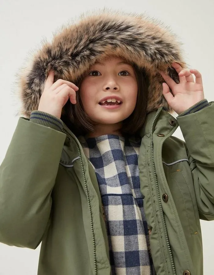 Kids FatFace Kids039 Sale Addison Waterproof Parka Khaki