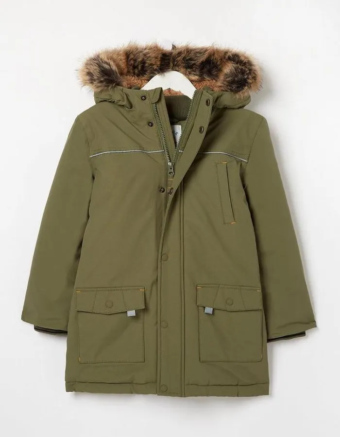 Kids FatFace Kids039 Sale Addison Waterproof Parka Khaki