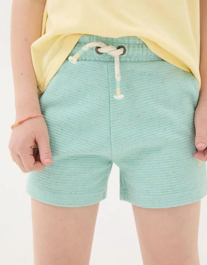 Kids FatFace Multipacks Two Pack Ottoman Shorts Mint Green