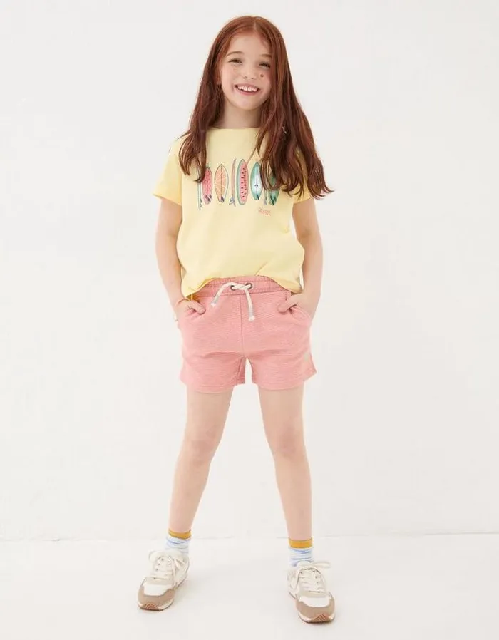 Kids FatFace Multipacks Two Pack Ottoman Shorts Mint Green