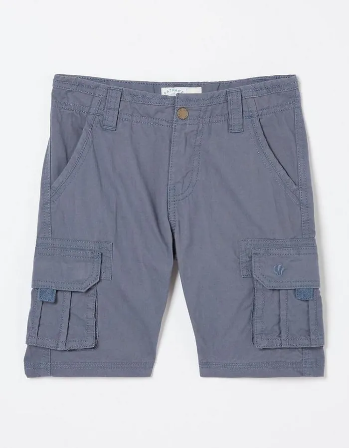 Kids FatFace Shorts Lulworth Cargo Shorts Vintage Blue