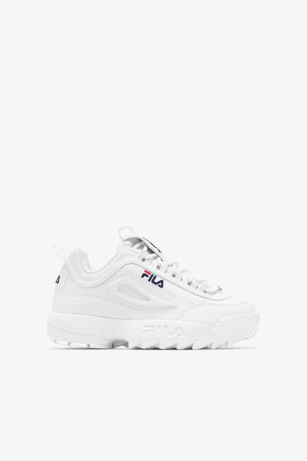 Kids Little Kids 1053 Fila Kids039 Disruptor 2 111 White Peacoat Red