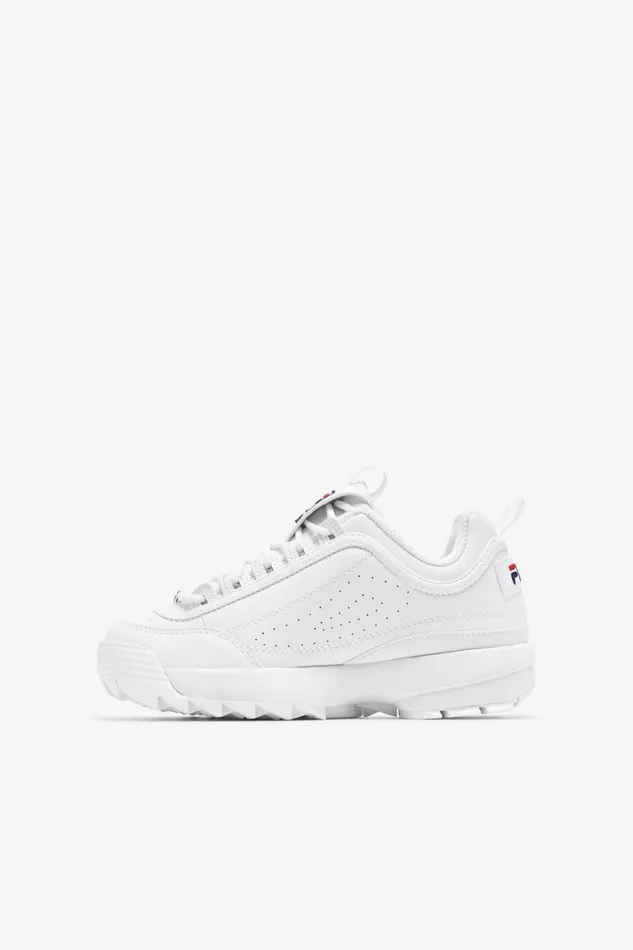 Kids Little Kids 1053 Fila Kids039 Disruptor 2 111 White Peacoat Red