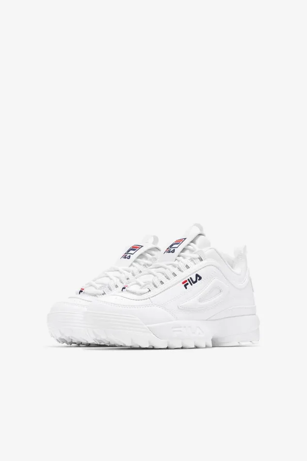 Kids Little Kids 1053 Fila Kids039 Disruptor 2 111 White Peacoat Red