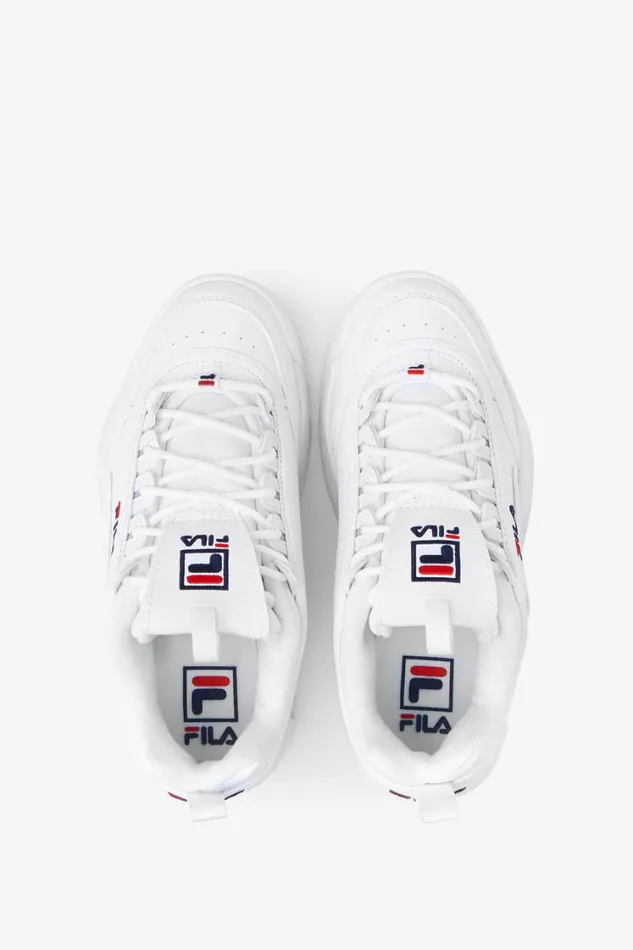Kids Little Kids 1053 Fila Kids039 Disruptor 2 111 White Peacoat Red