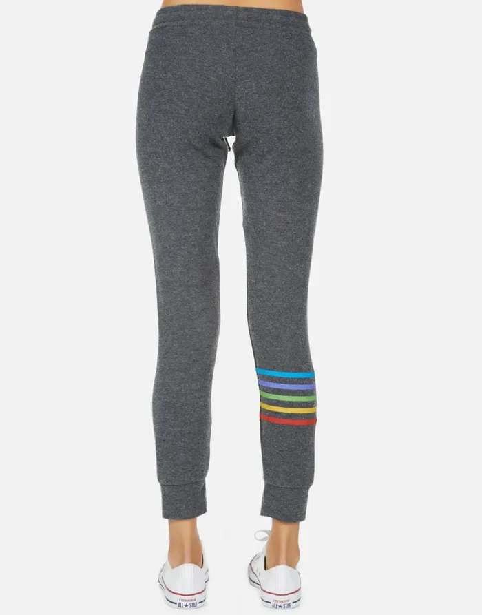 Kizzy Bone Diamond Heather Black Women039s Lauren Moshi Long Sweatpants