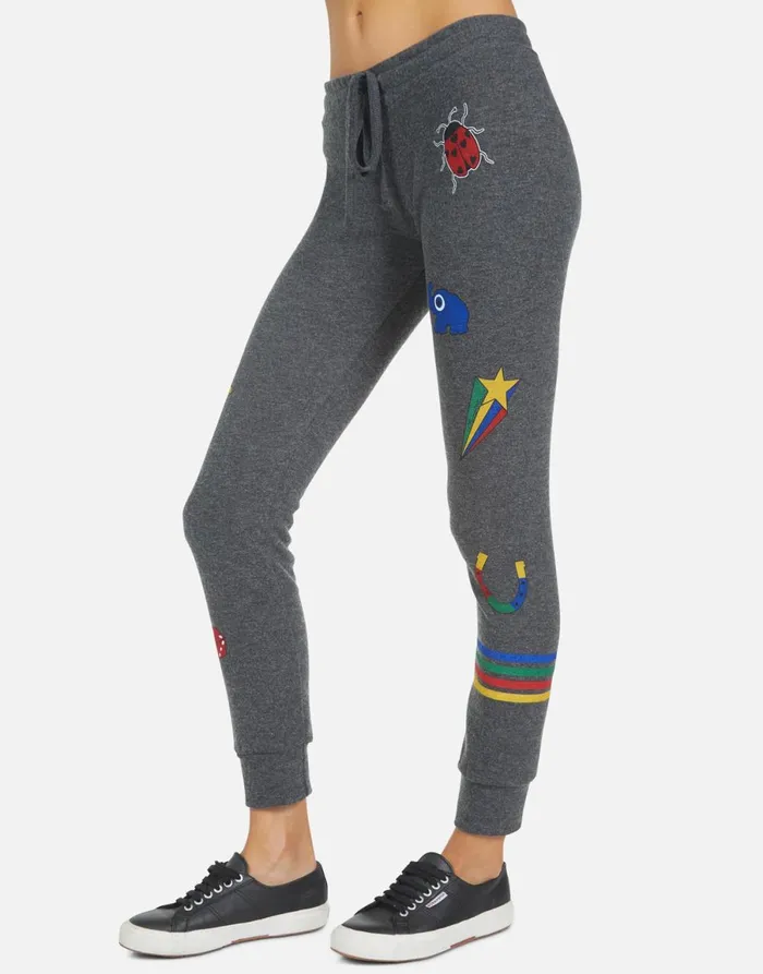 Kizzy Lucky Elements Heather Black Women039s Lauren Moshi Long Sweatpants