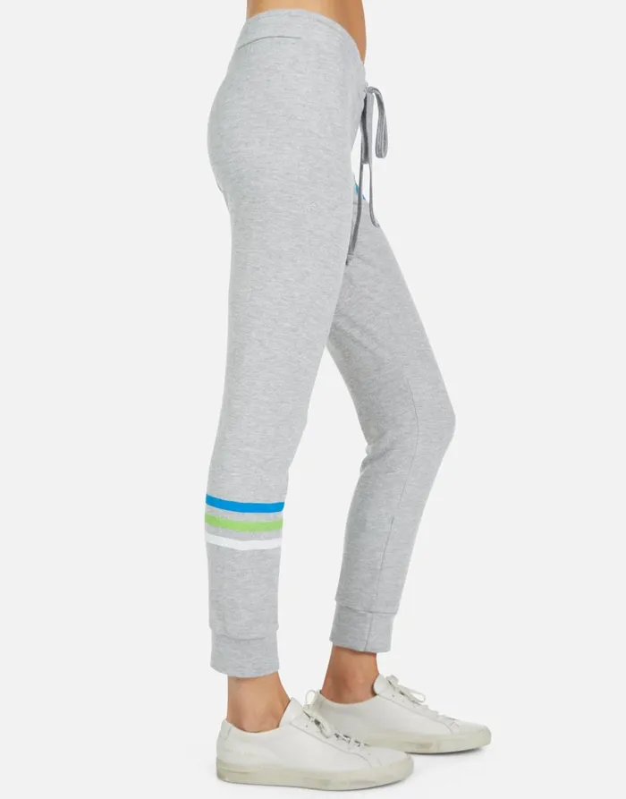 Kizzy World Peace Lips Heather Grey Women039s Lauren Moshi Long Sweatpants
