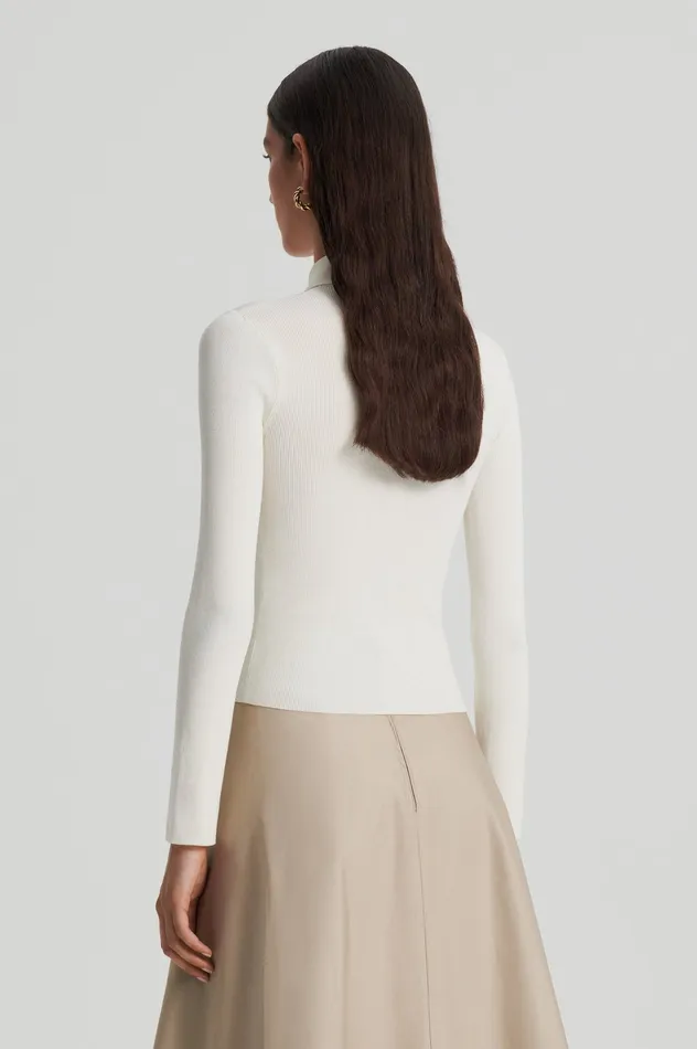 KNIT SHIRT CREAM Women Knitwear Scanlan Theodore