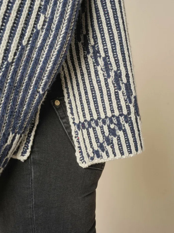 Knits Women MOS MOSH MMHelna Ikat Rollneck Knit Set Sail