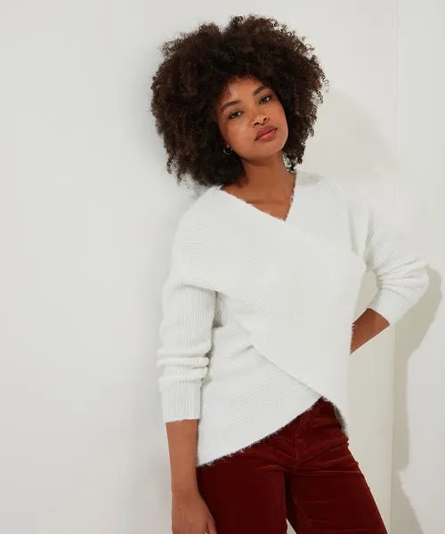 Knitwear and Cardigans Joebrowns Apparel Wonderful Wrap Jumper Cream Knitwear and Cardigans Joebrowns Apparel Wonderful Wrap Jumper Cream