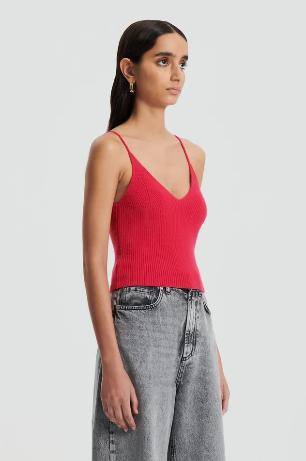 Knitwear CASHMERE CAMISOLE ROSA 8211 Scanlan Theodore Women Knitwear CASHMERE CAMISOLE ROSA 8211 Scanlan Theodore Women