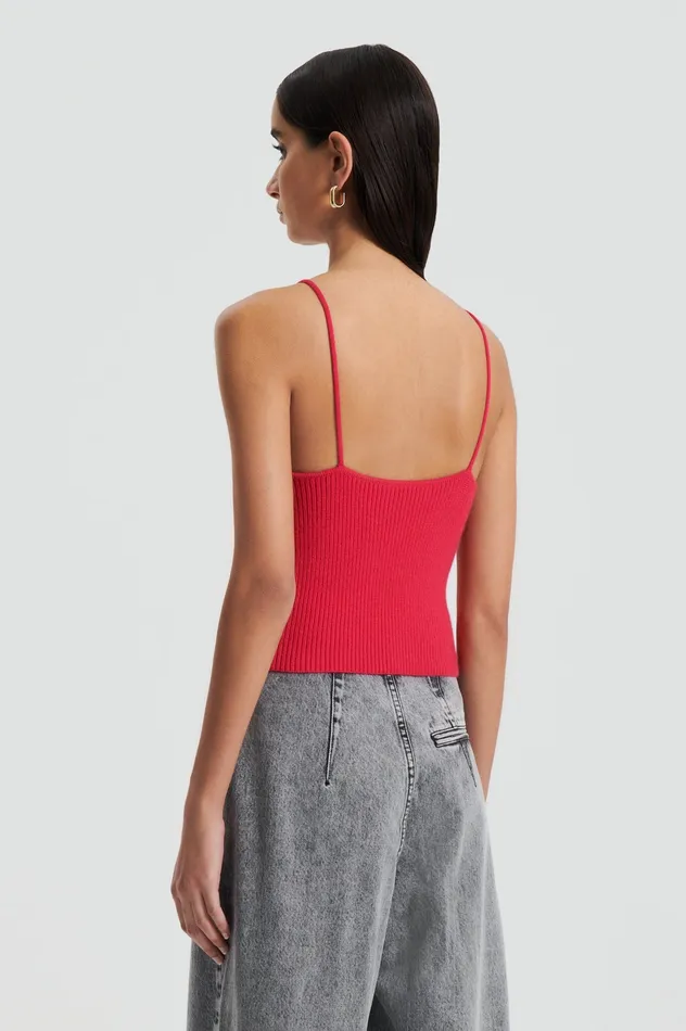 Knitwear CASHMERE CAMISOLE ROSA 8211 Scanlan Theodore Women Knitwear CASHMERE CAMISOLE ROSA 8211 Scanlan Theodore Women